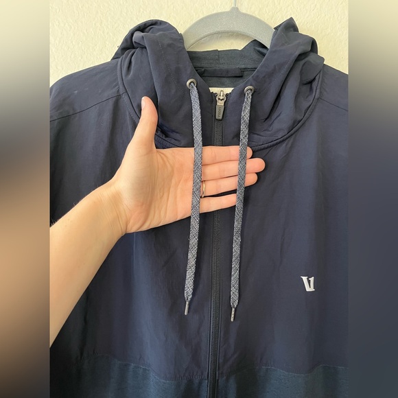 Vuori Sunday Element Track Jacket in Blue Ink Heather Men’s Size XXL - Picture 8 of 16